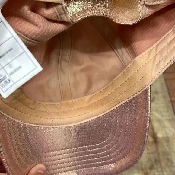 Disney Parks Sequins Mickey Mouse Rose Gold Hat Adjustable - Picture 5 of 11